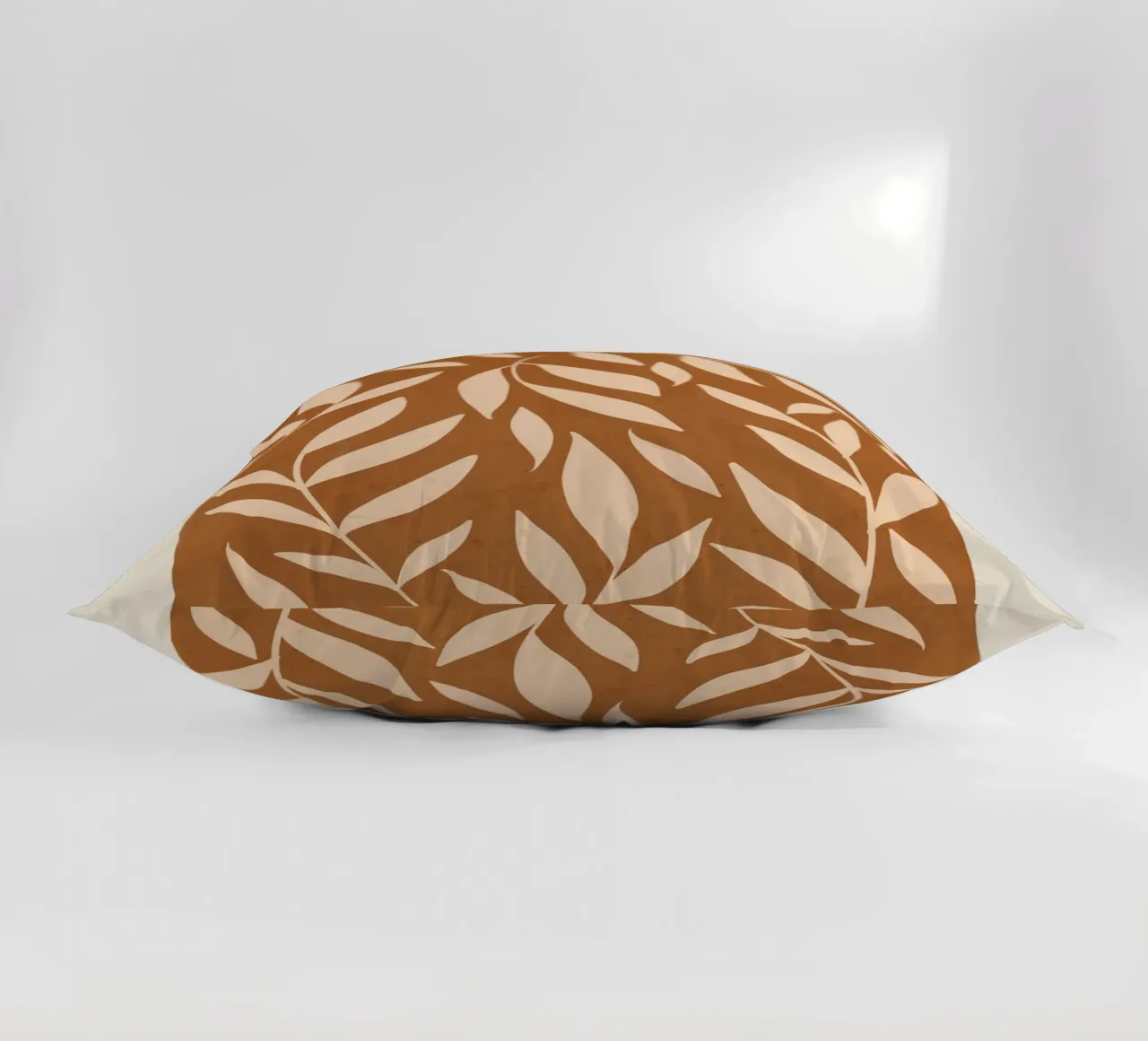 foglie astratte minimaliste 2 cuscino da ThingDesign