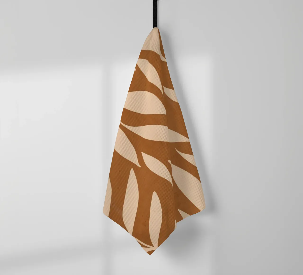 foglie astratte minimaliste 2 canovaccio da cucina da ThingDesign