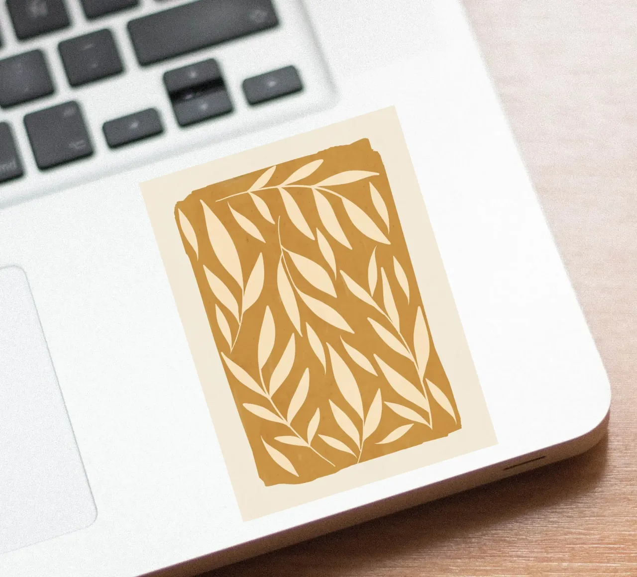 abstract minimalist leaves 3 sticker by ThingDesign