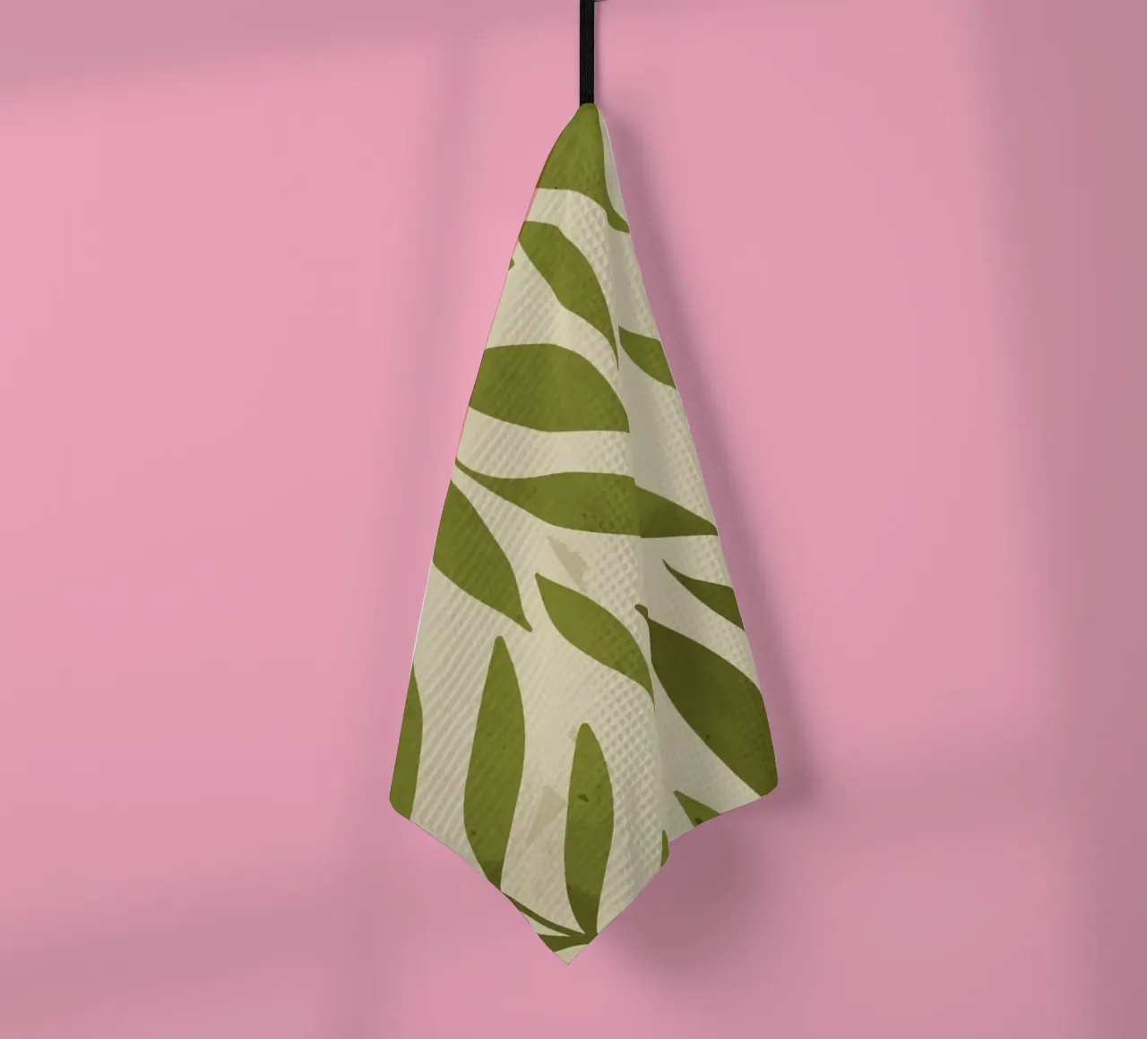abstrait minimaliste feuilles 4 torchon de ThingDesign