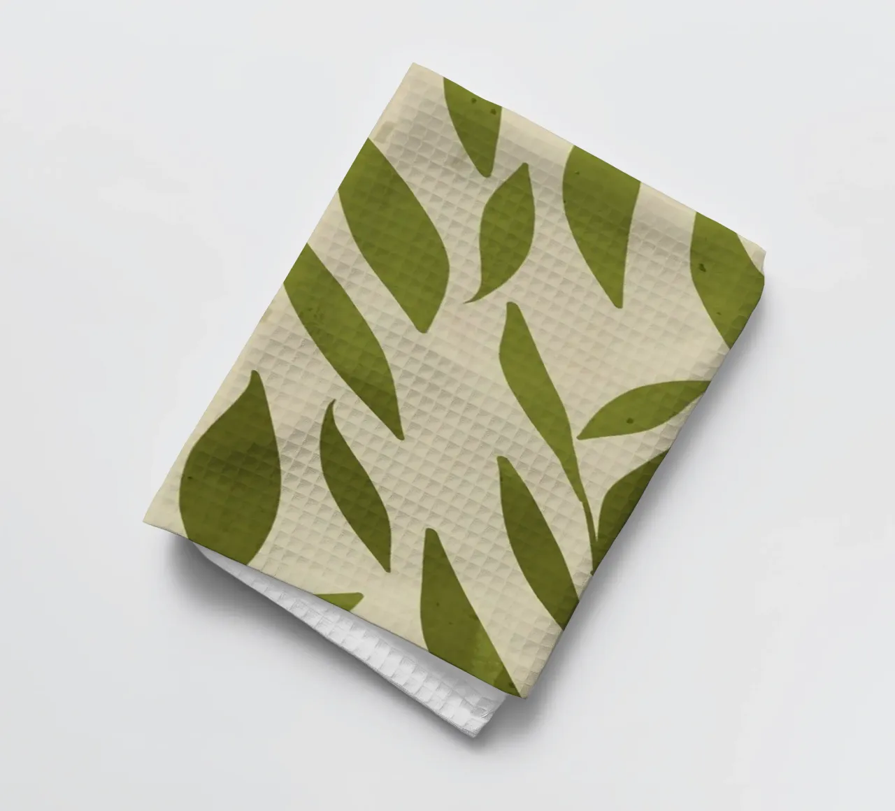 abstrait minimaliste feuilles 4 torchon de ThingDesign