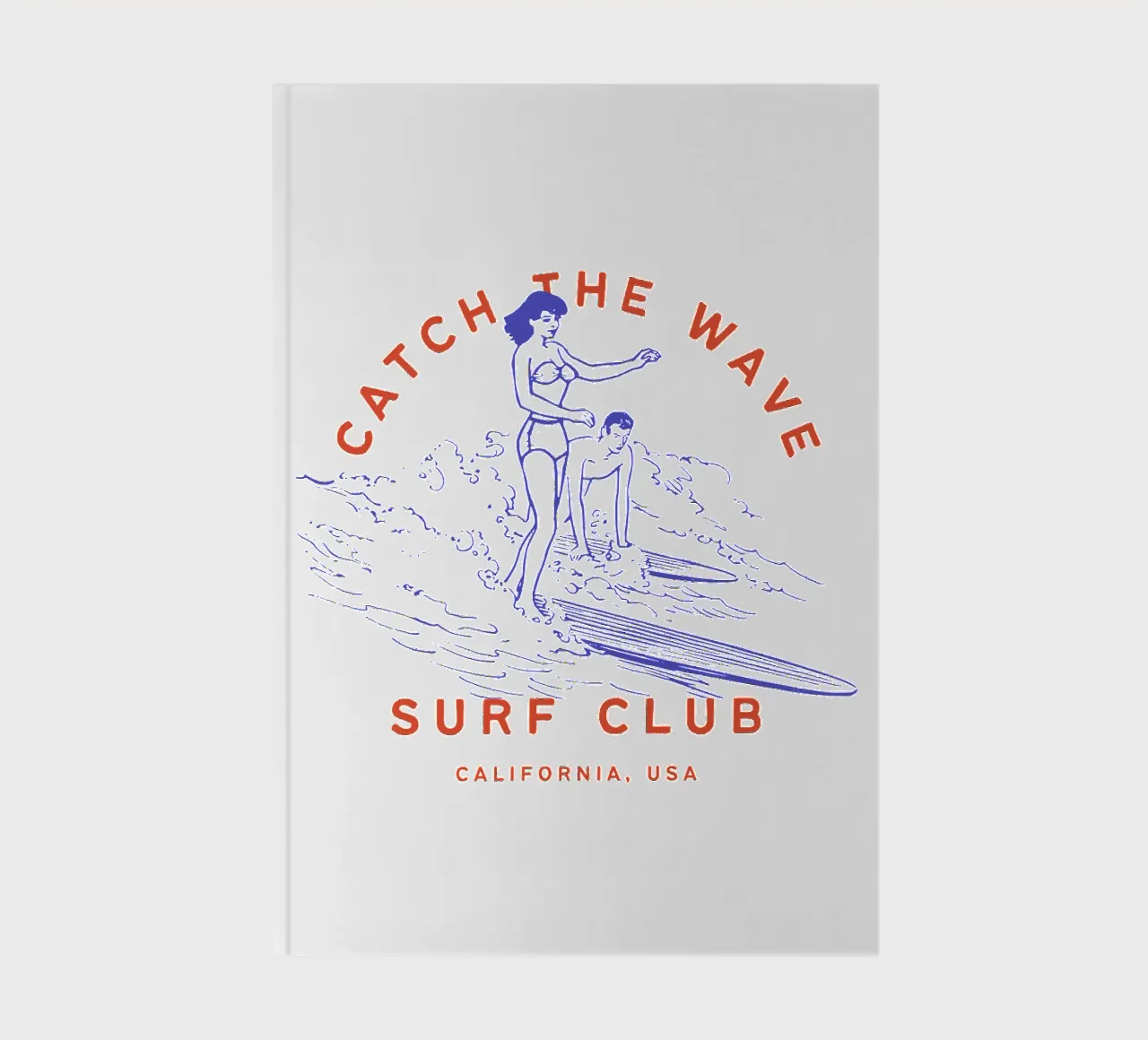 CATCH THE WAVE notebook by Einfach Uebel