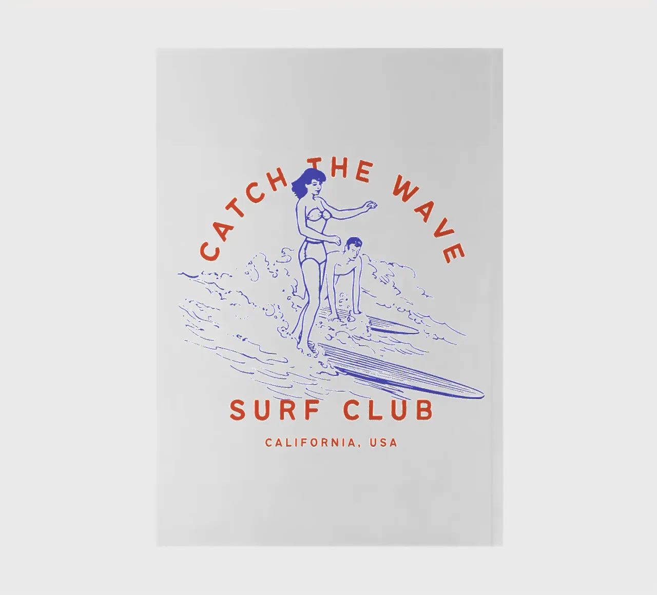 CATCH THE WAVE notebook by Einfach Uebel