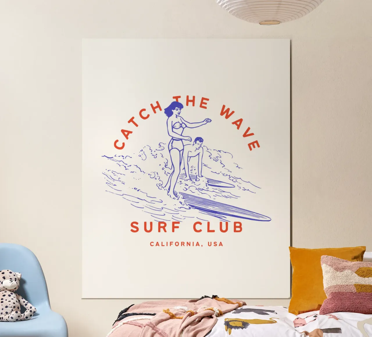 CATCH THE WAVE poster da SMRT STUDIO