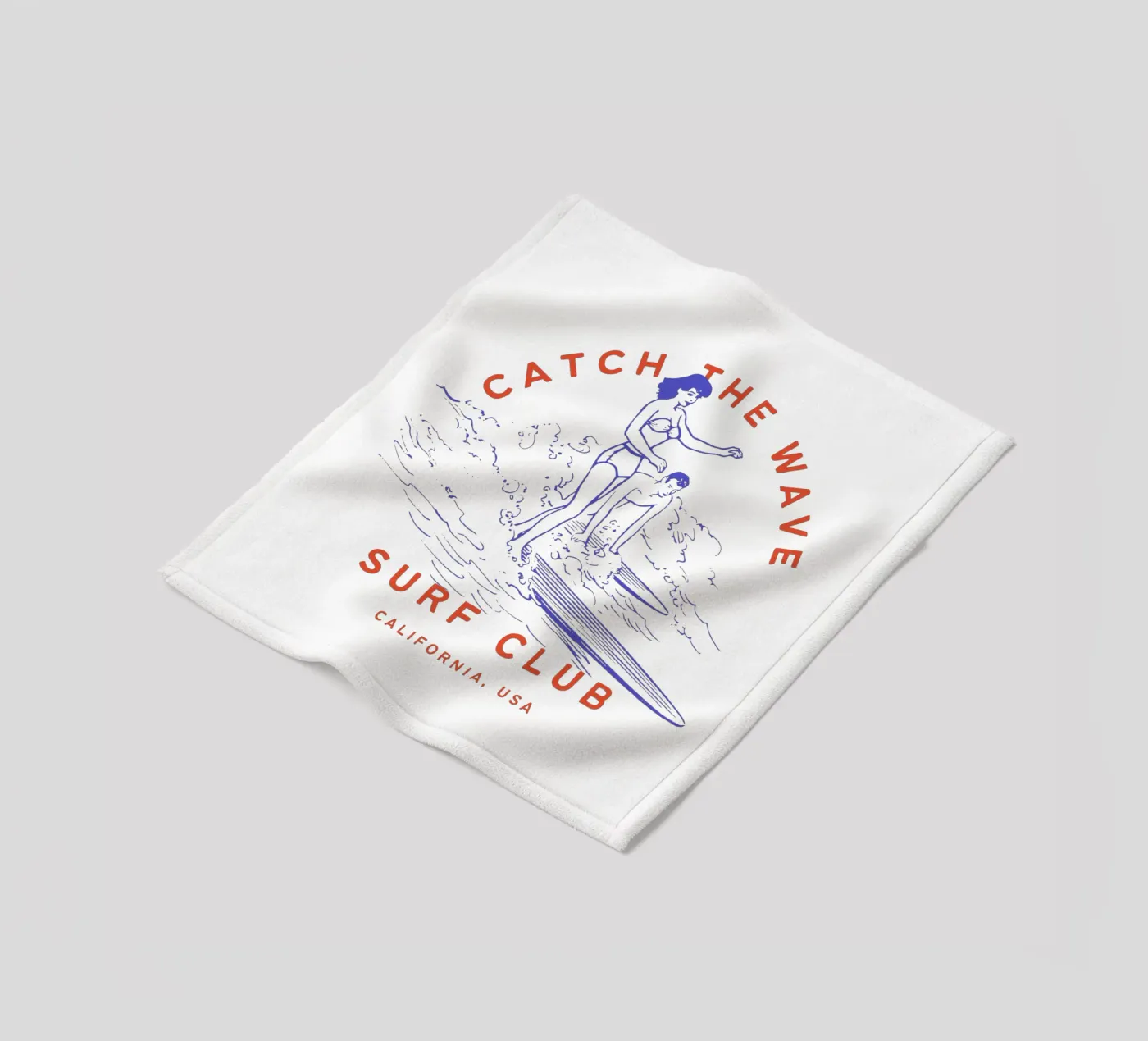 CATCH THE WAVE Fleecedecke von SMRT STUDIO