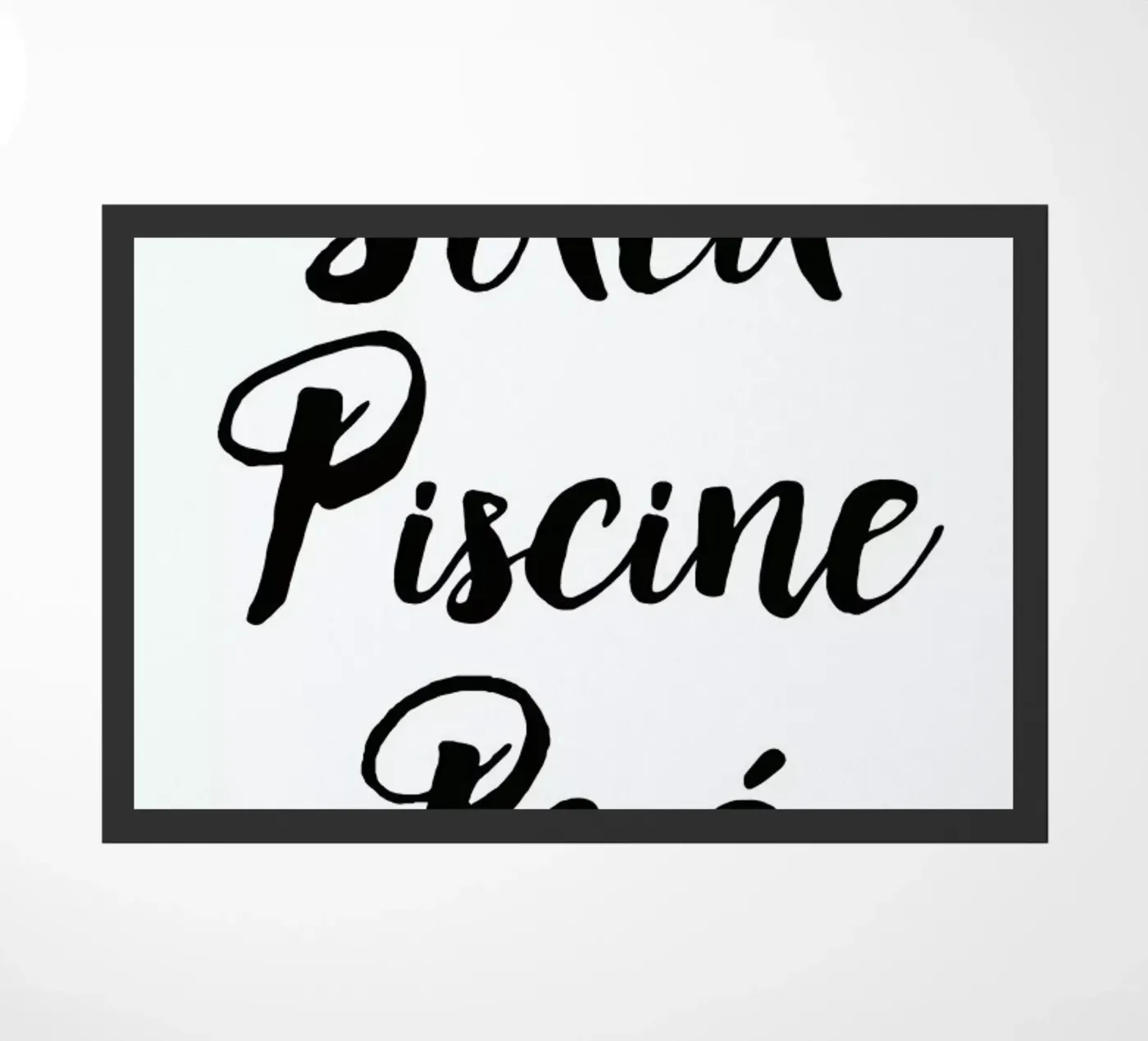 Rosé Fußmatte von typed