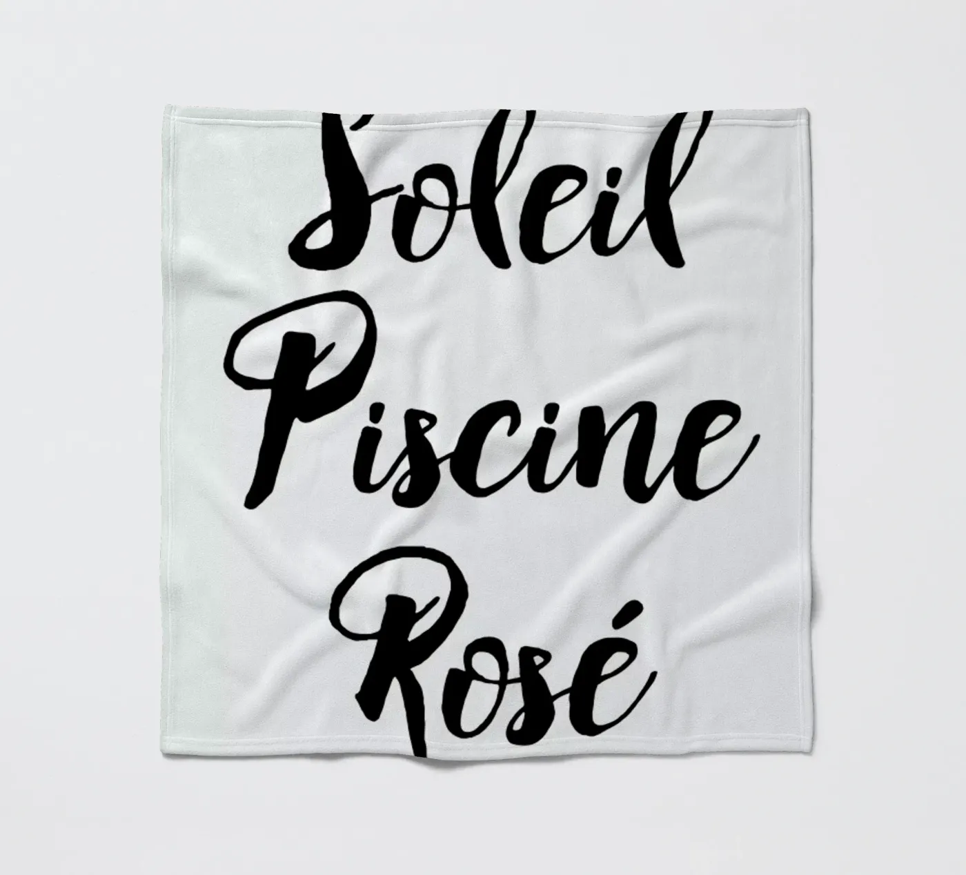 Rosé Fleecedecke von typed