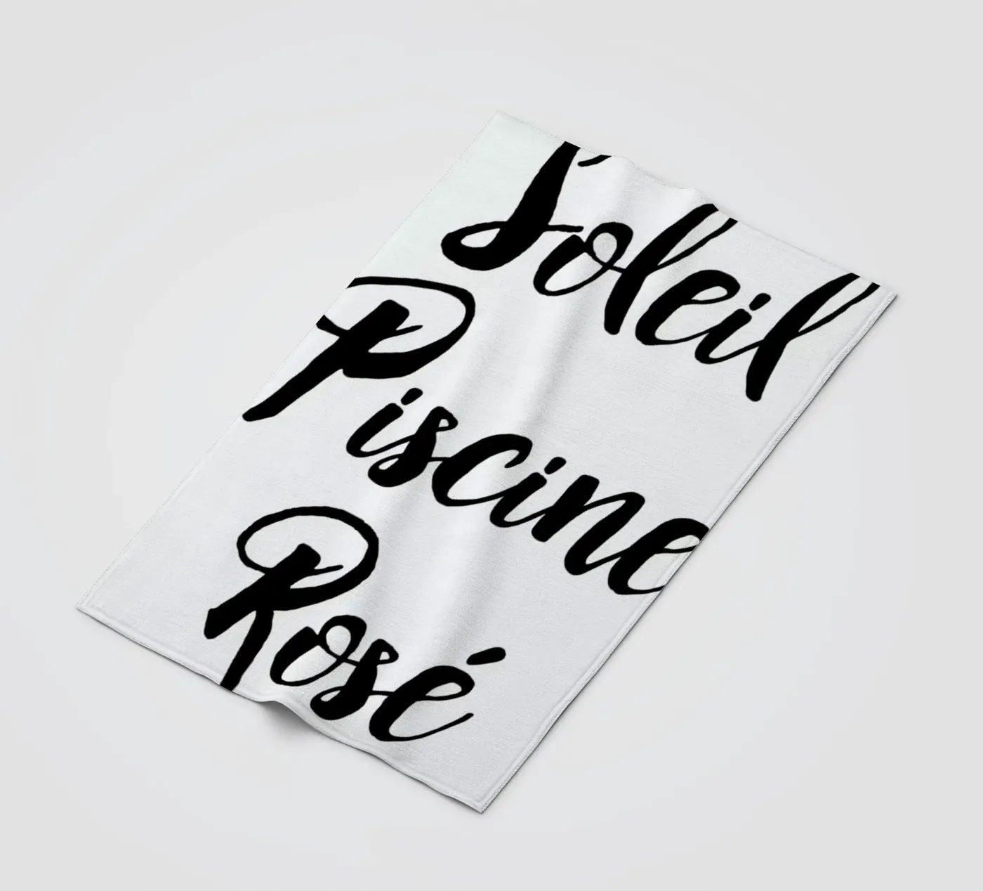 Rosé Fleecedecke von typed