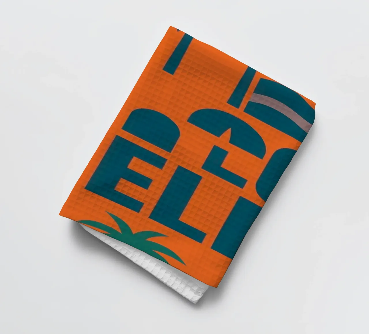 os Angeles – L'icône californienne en version graphique torchon de JETLAG | affiches voyage