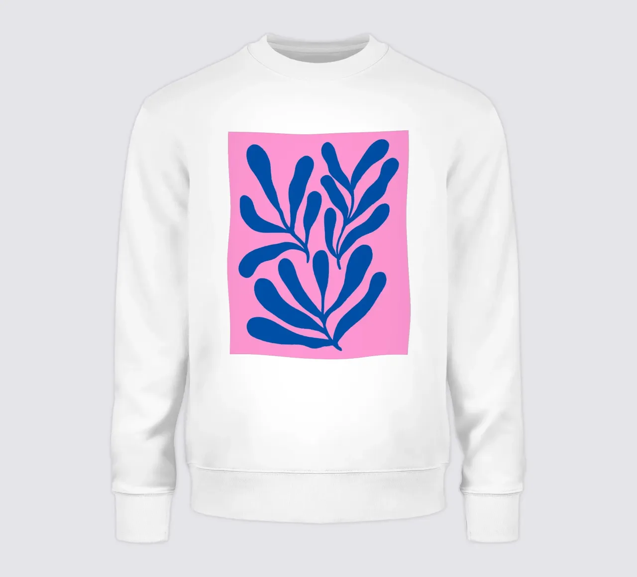 Rami colorati - rosa e blu felpa da Wackapacka