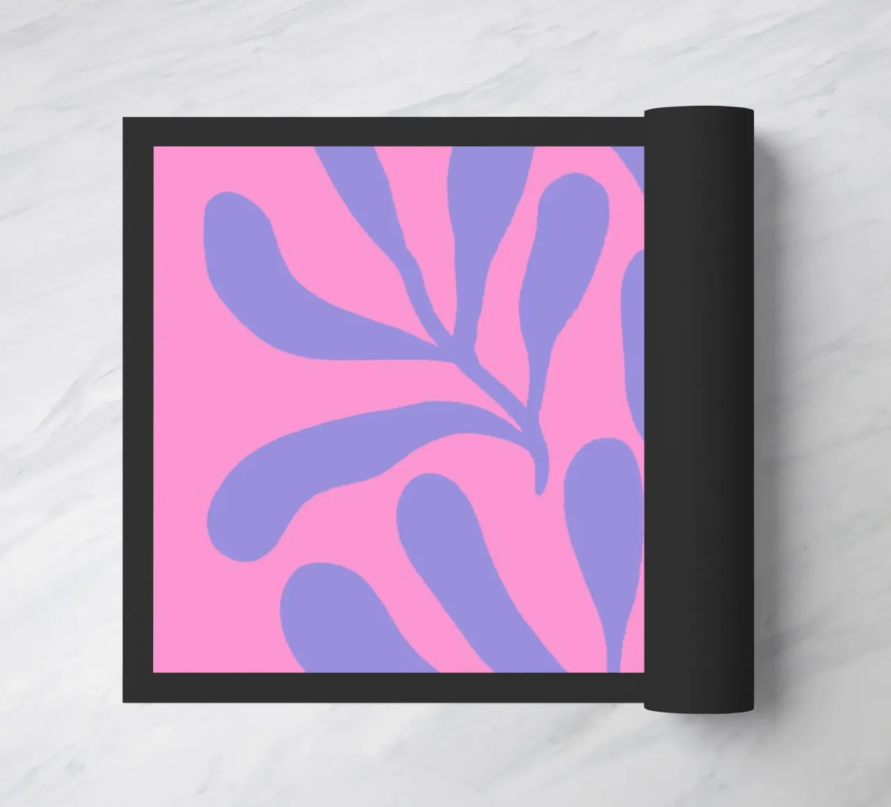 Rami colorati - rosa e viola zerbino da Wackapacka