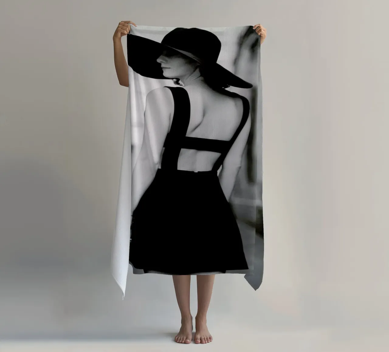 Graceful beach towel by Runway Collective