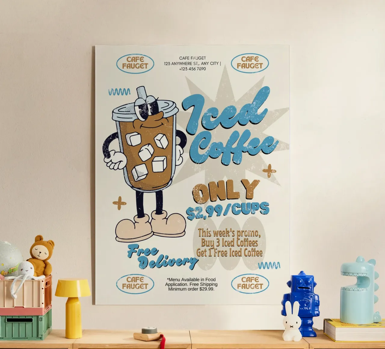 ICED COFFEE plexiglass da Einfach Uebel