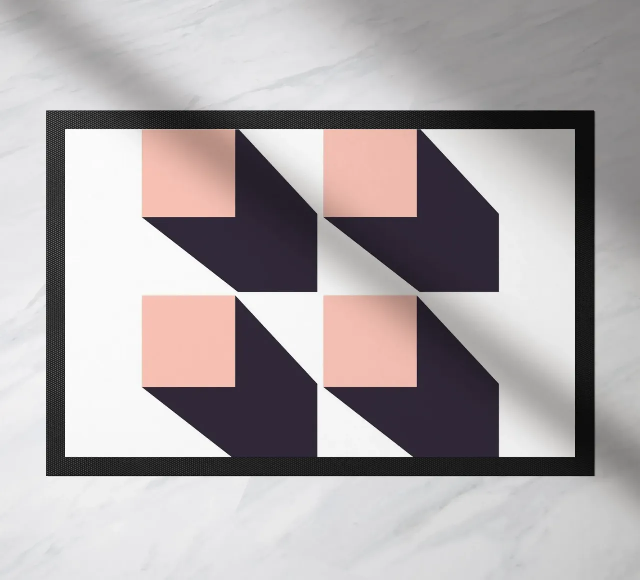SHADOW GEOMETRY doormat by Einfach Uebel