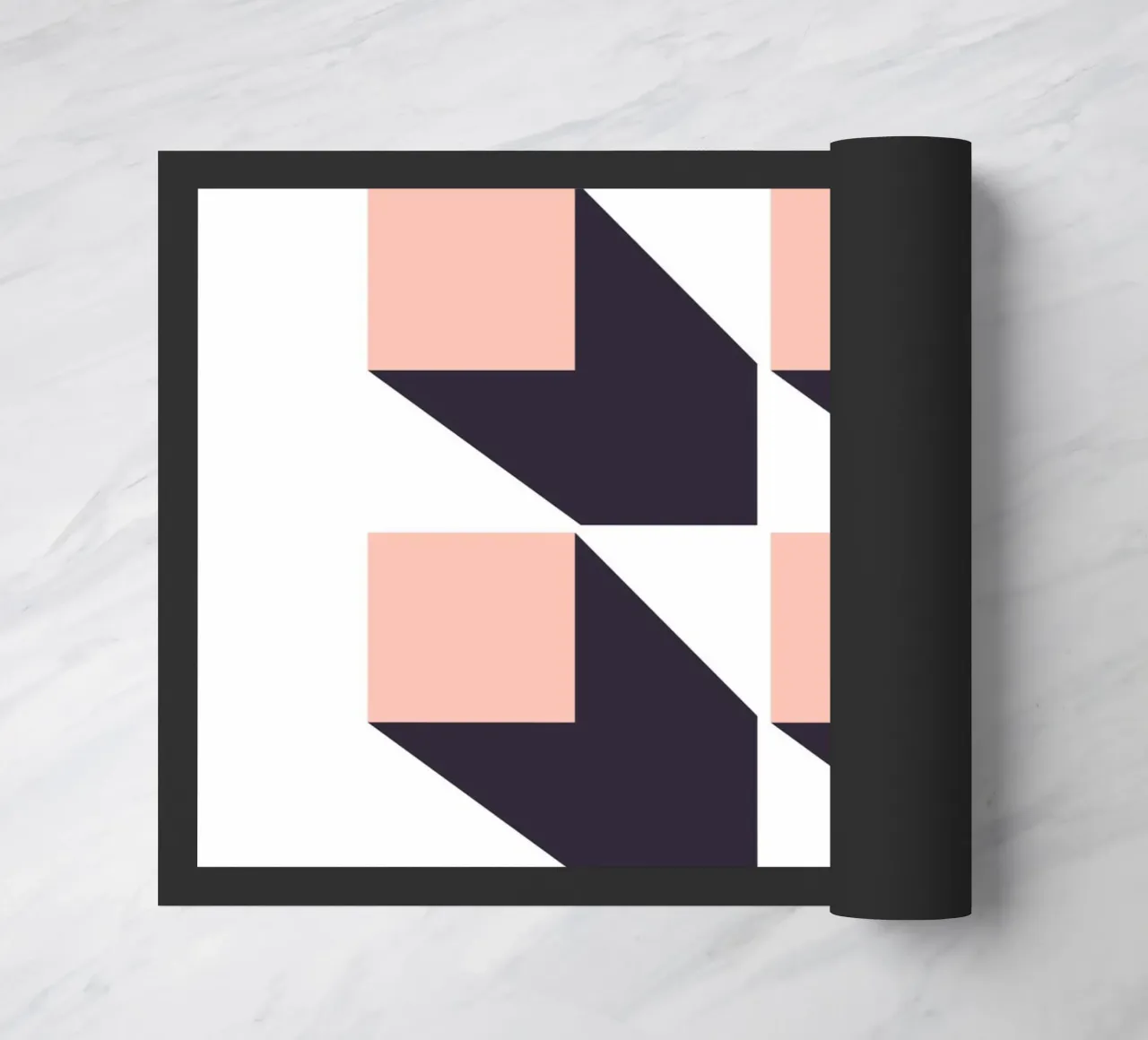 SHADOW GEOMETRY doormat by Einfach Uebel