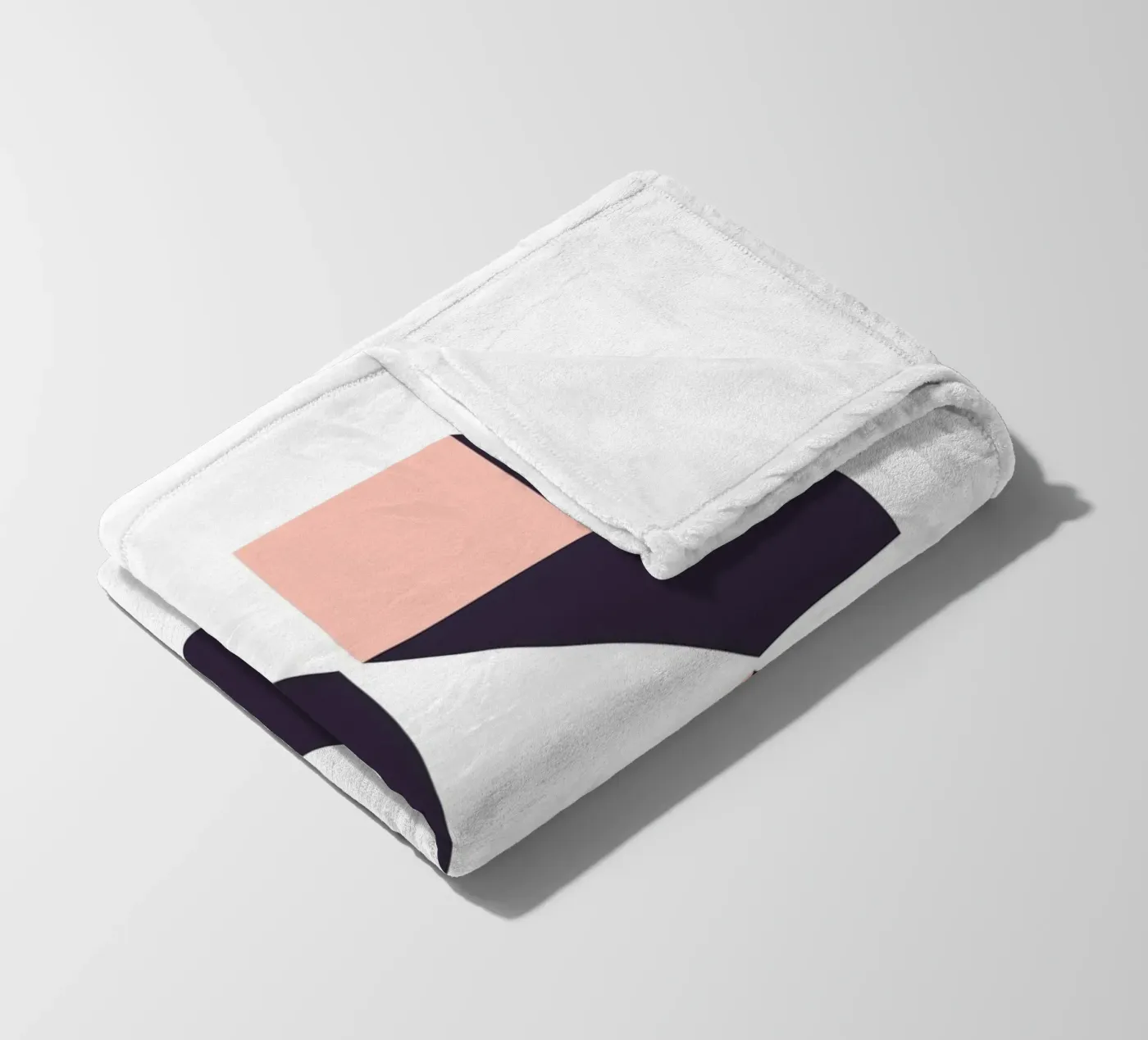 SHADOW GEOMETRY plaid polaire de SMRT STUDIO