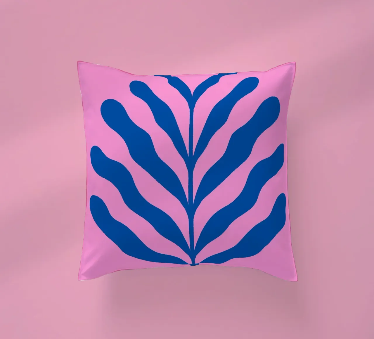 Ramo colorato - rosa e blu cuscino da Wackapacka