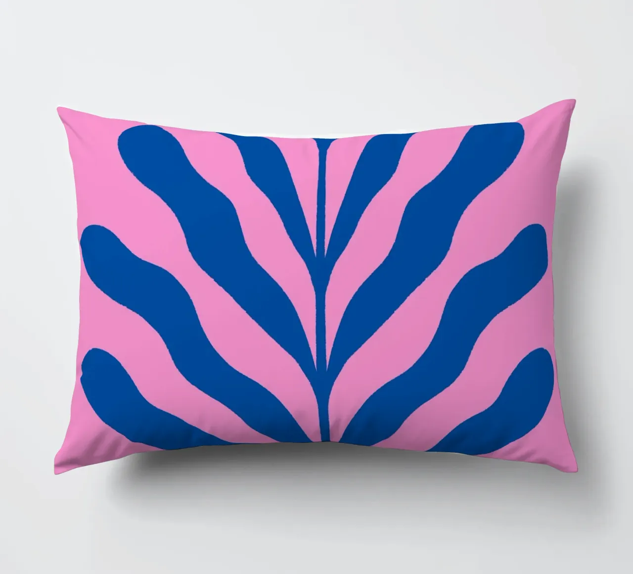 Ramo colorato - rosa e blu cuscino da Wackapacka