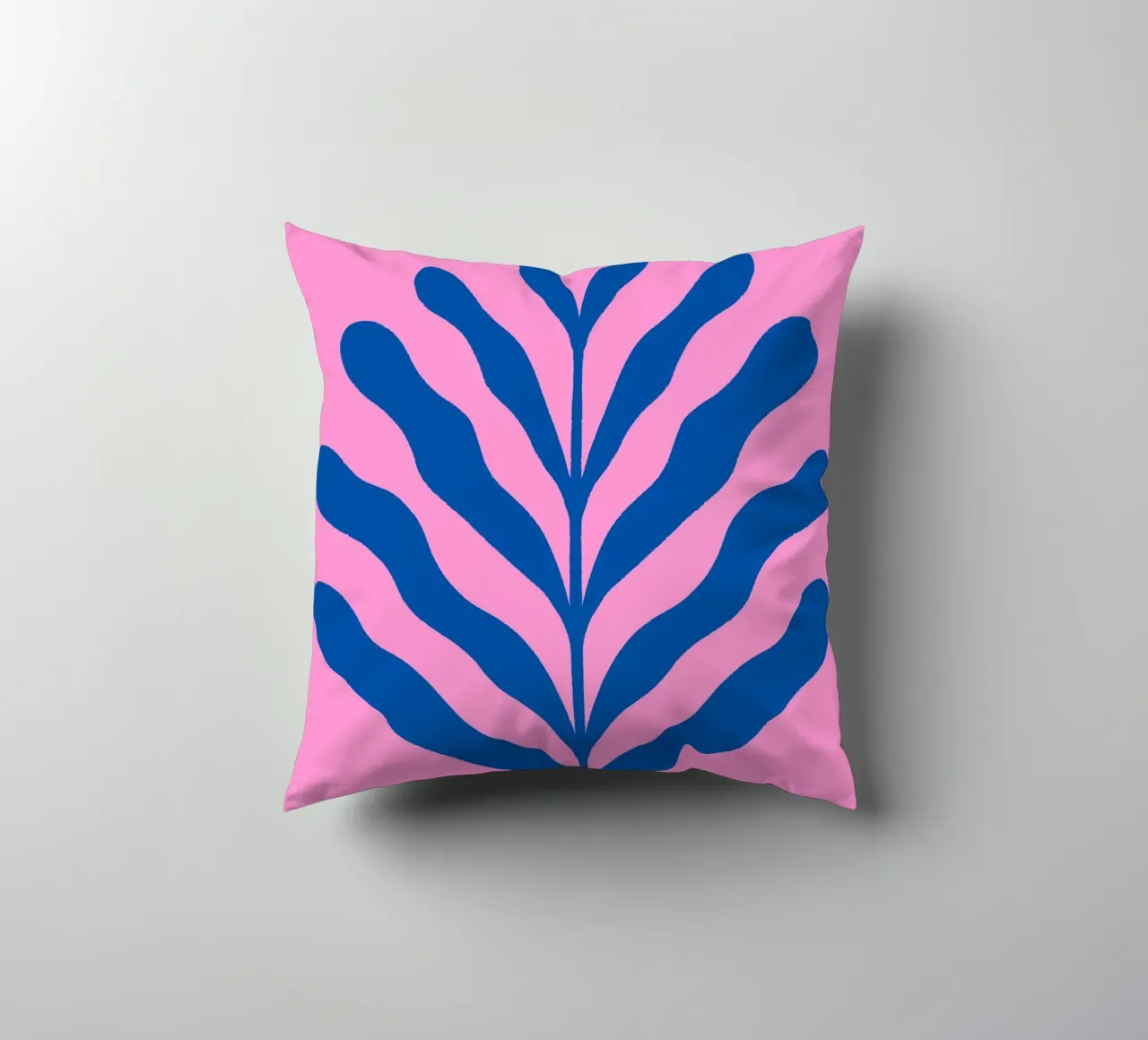 Ramo colorato - rosa e blu cuscino da Wackapacka