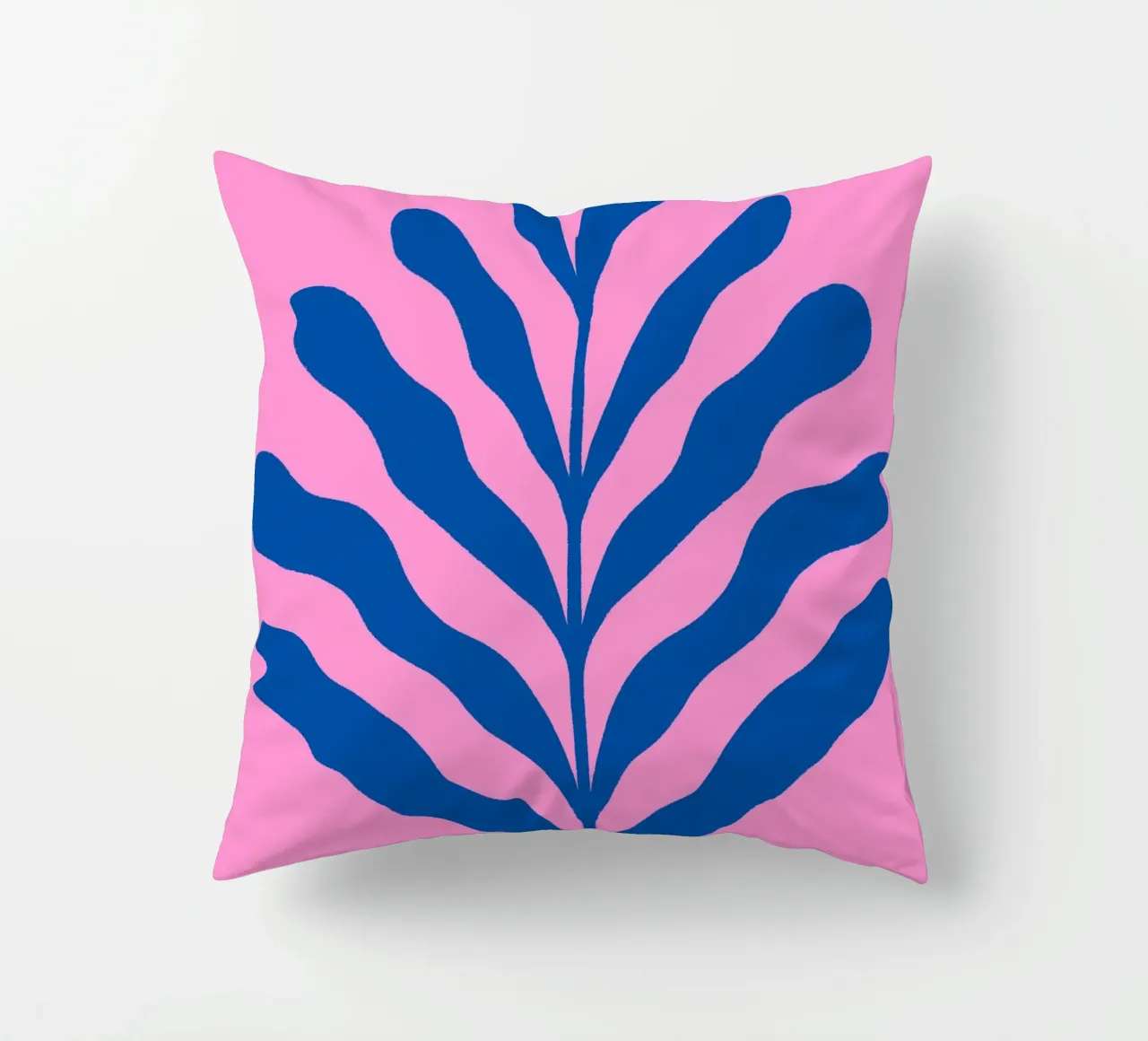 Ramo colorato - rosa e blu cuscino da Wackapacka