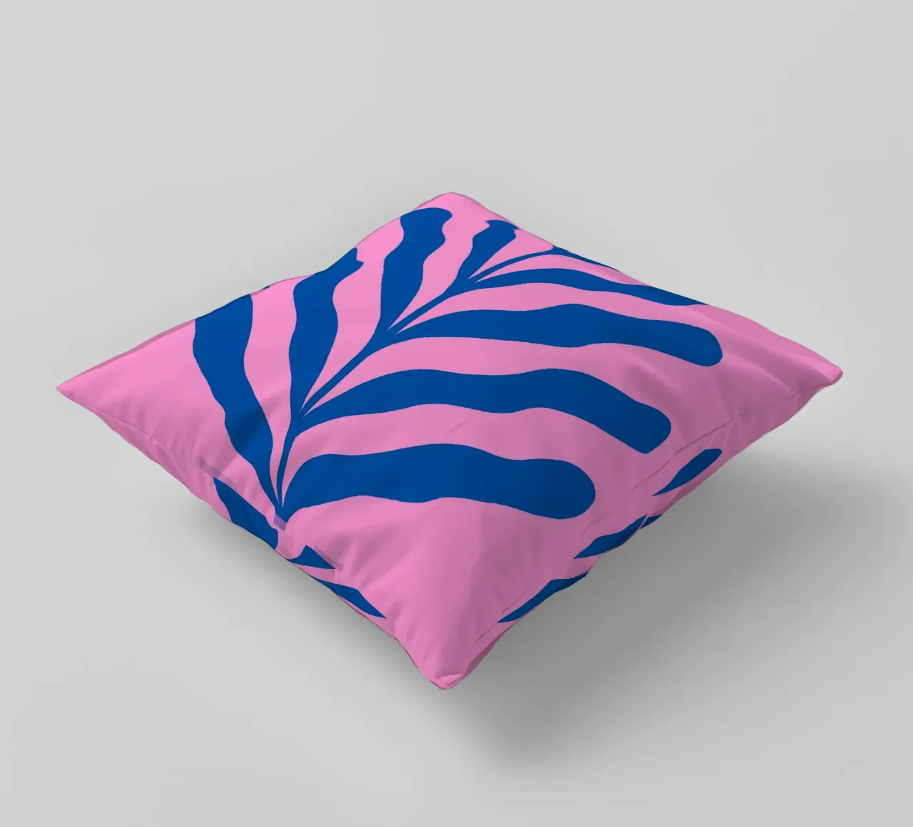 Ramo colorato - rosa e blu cuscino da Wackapacka