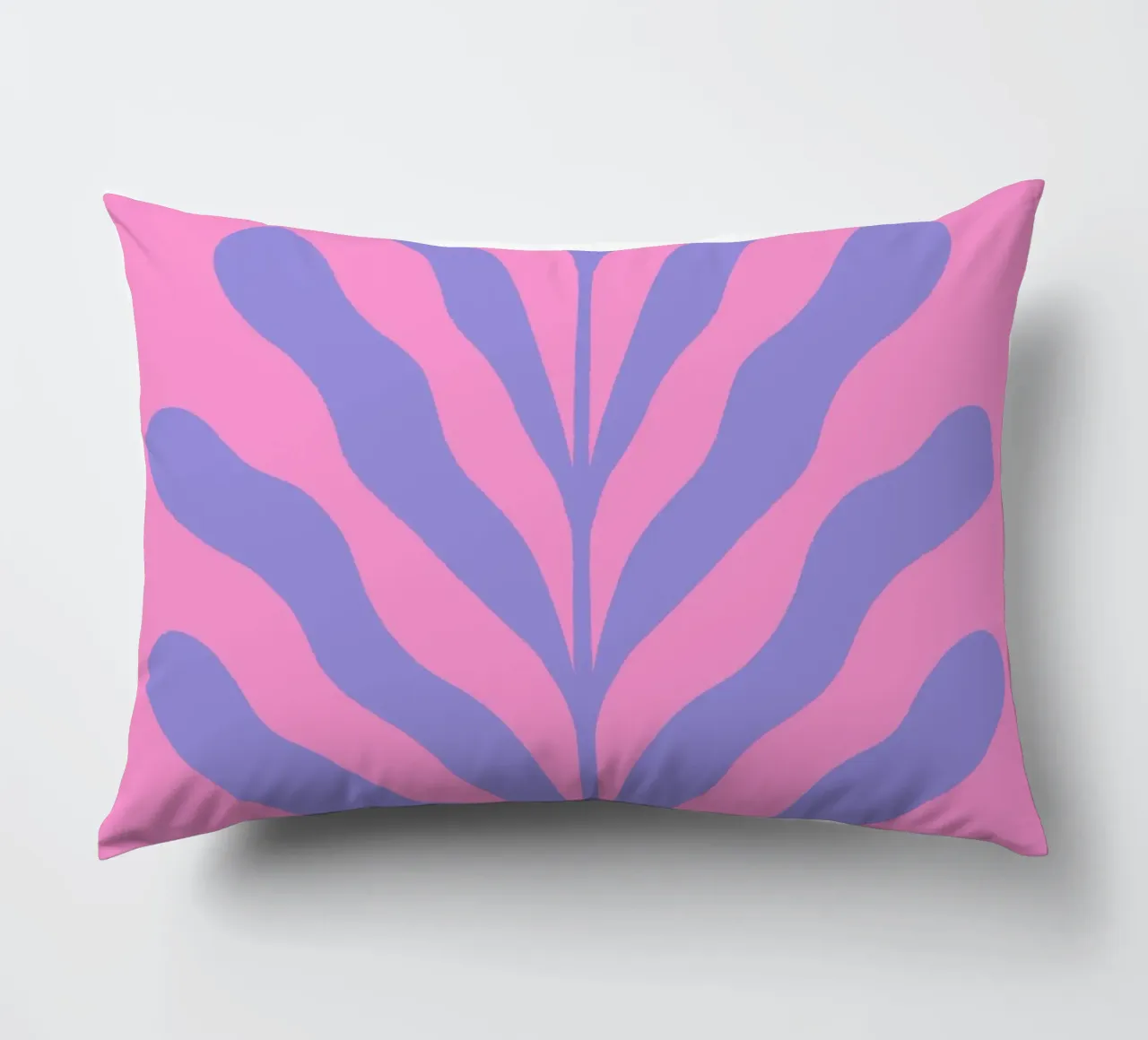 Ramo colorato - viola e rosa cuscino da Wackapacka