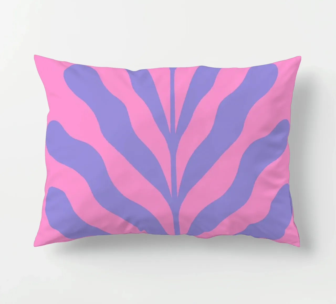 Ramo colorato - viola e rosa cuscino da Wackapacka