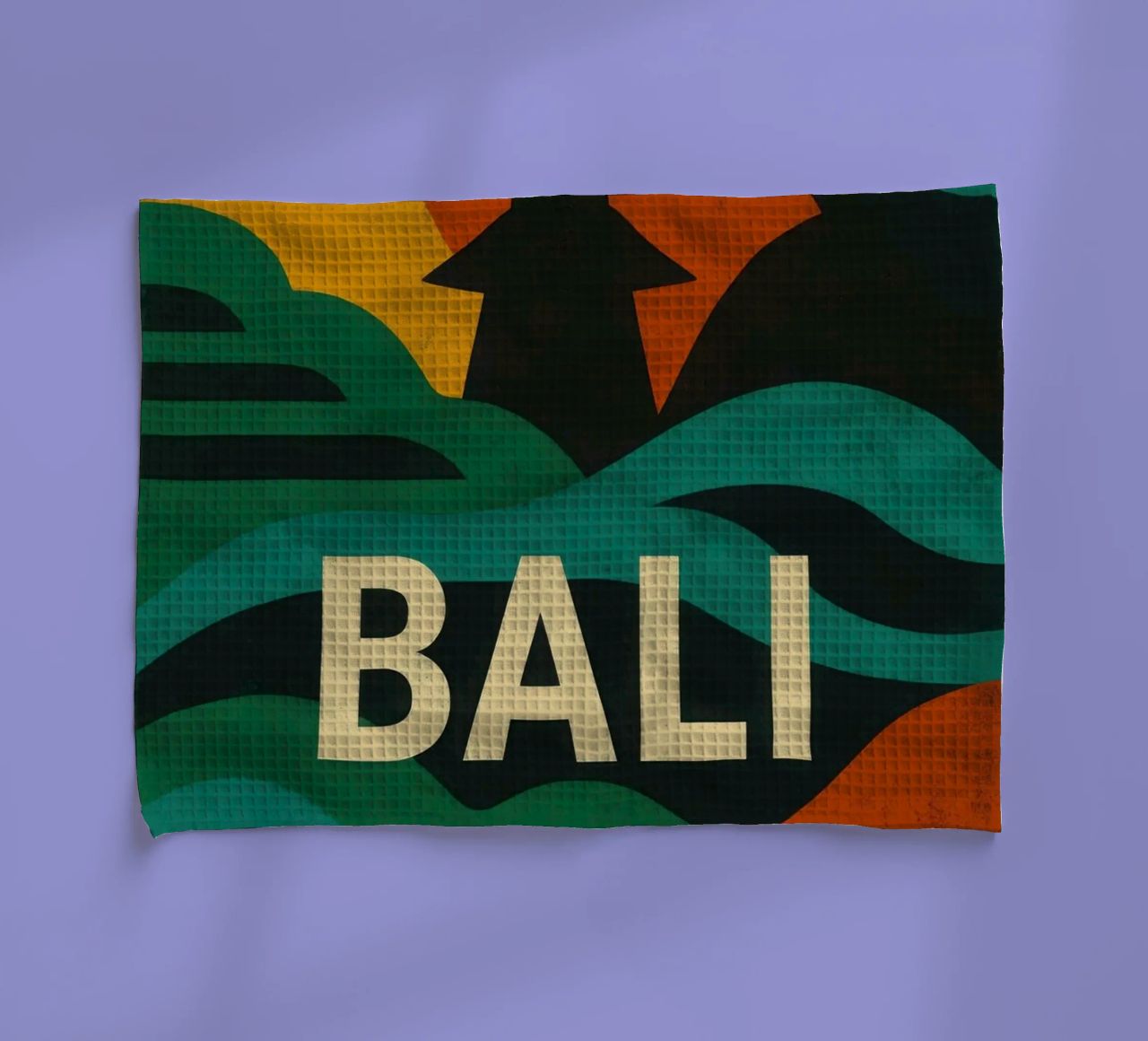 Bali – L'appel mystique de l'île des Dieux torchon de JETLAG | affiches voyage