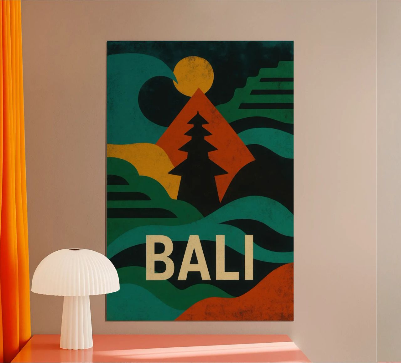 Bali – L'appel mystique de l'île des Dieux poster de JETLAG | affiches voyage