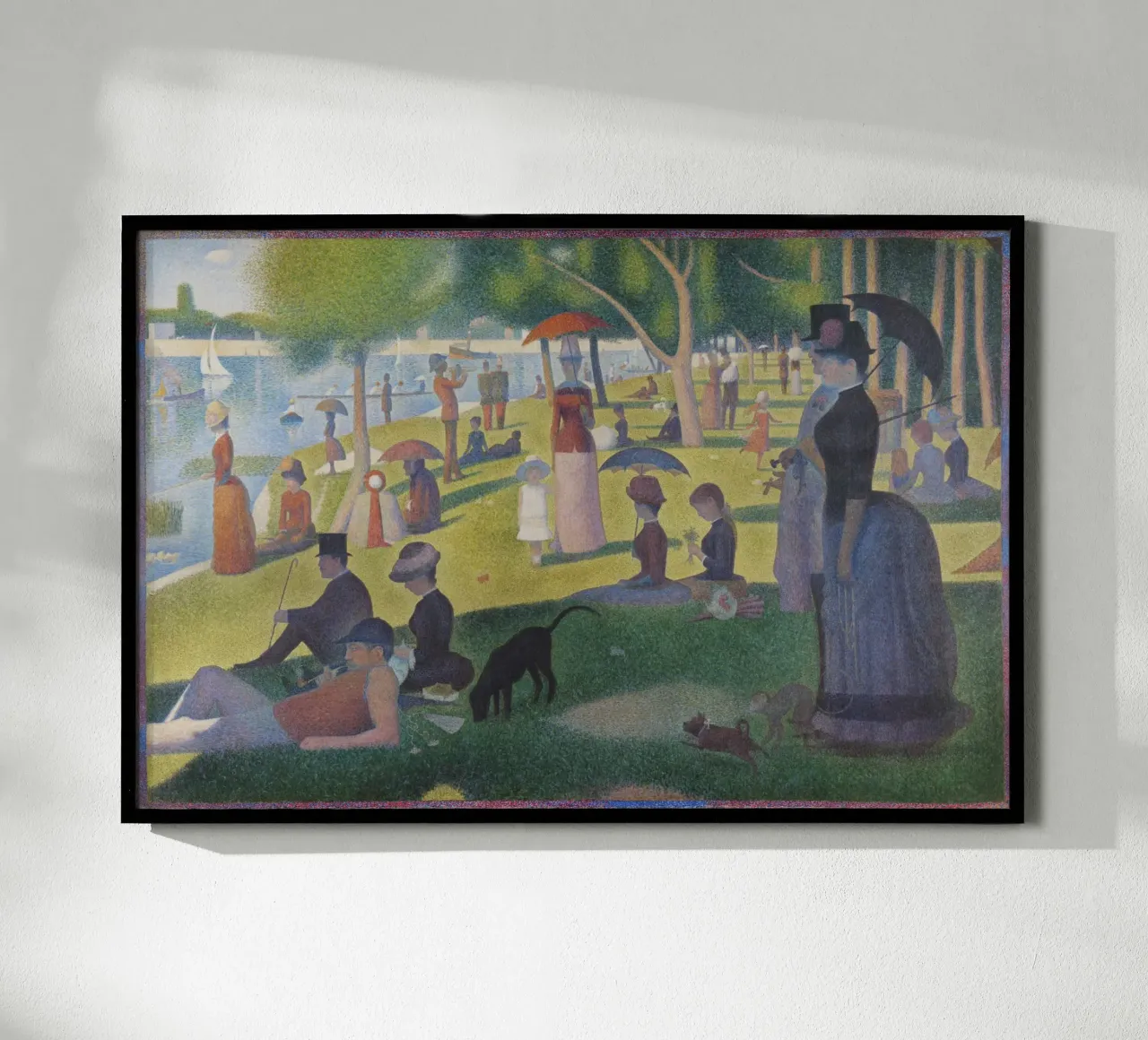 Un dimanche après-midi sur l'île de la Grande Jatte G Seurat poster de Venus Art