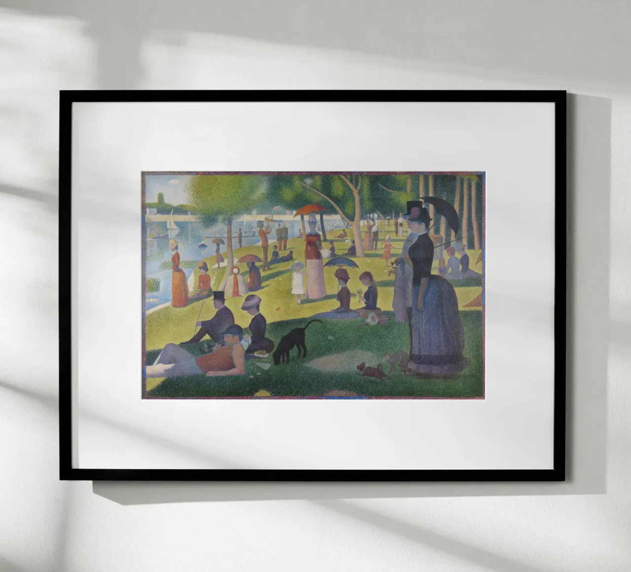Un dimanche après-midi sur l'île de la Grande Jatte G Seurat poster de Venus Art