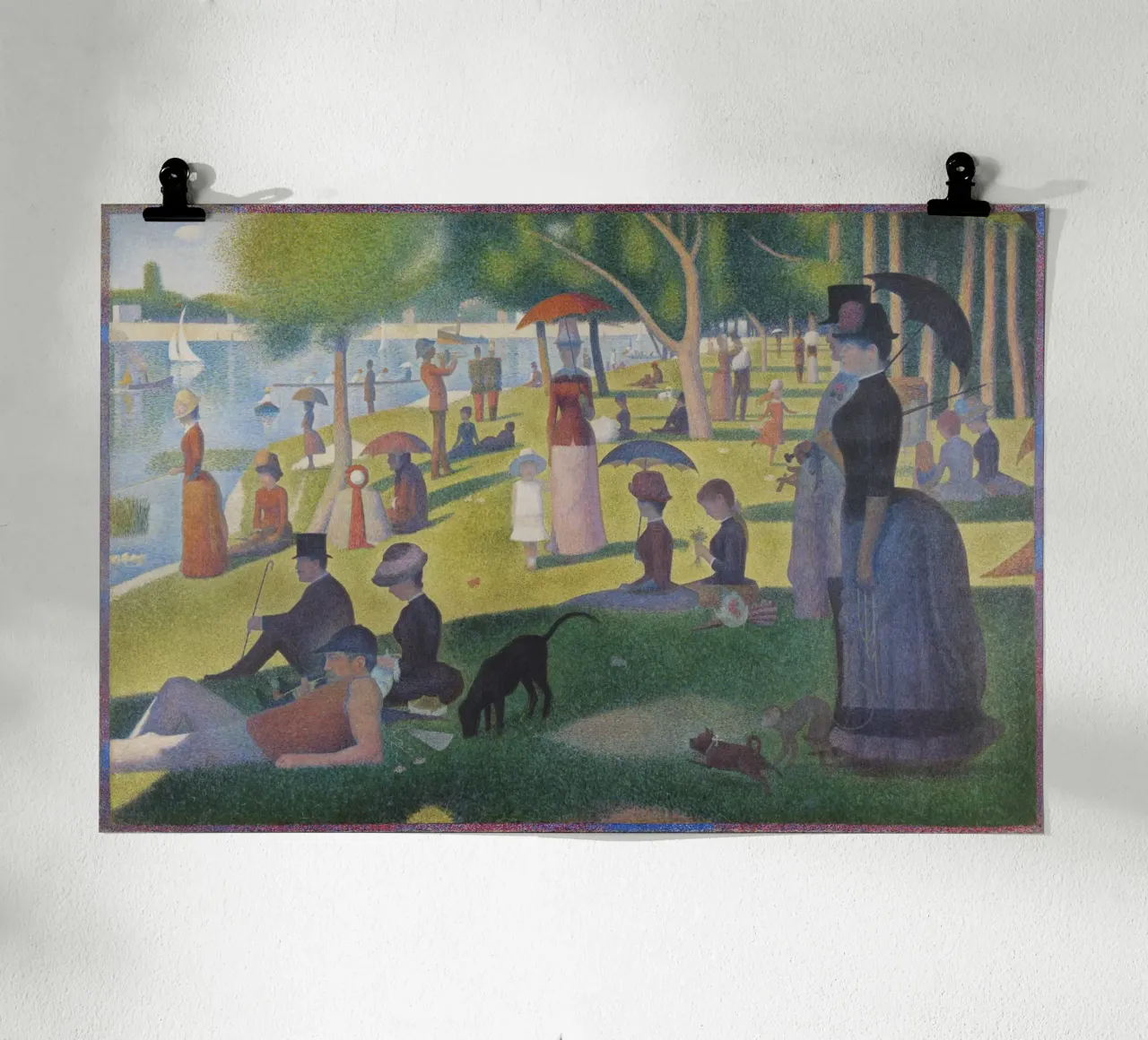 Un dimanche après-midi sur l'île de la Grande Jatte G Seurat poster de Venus Art