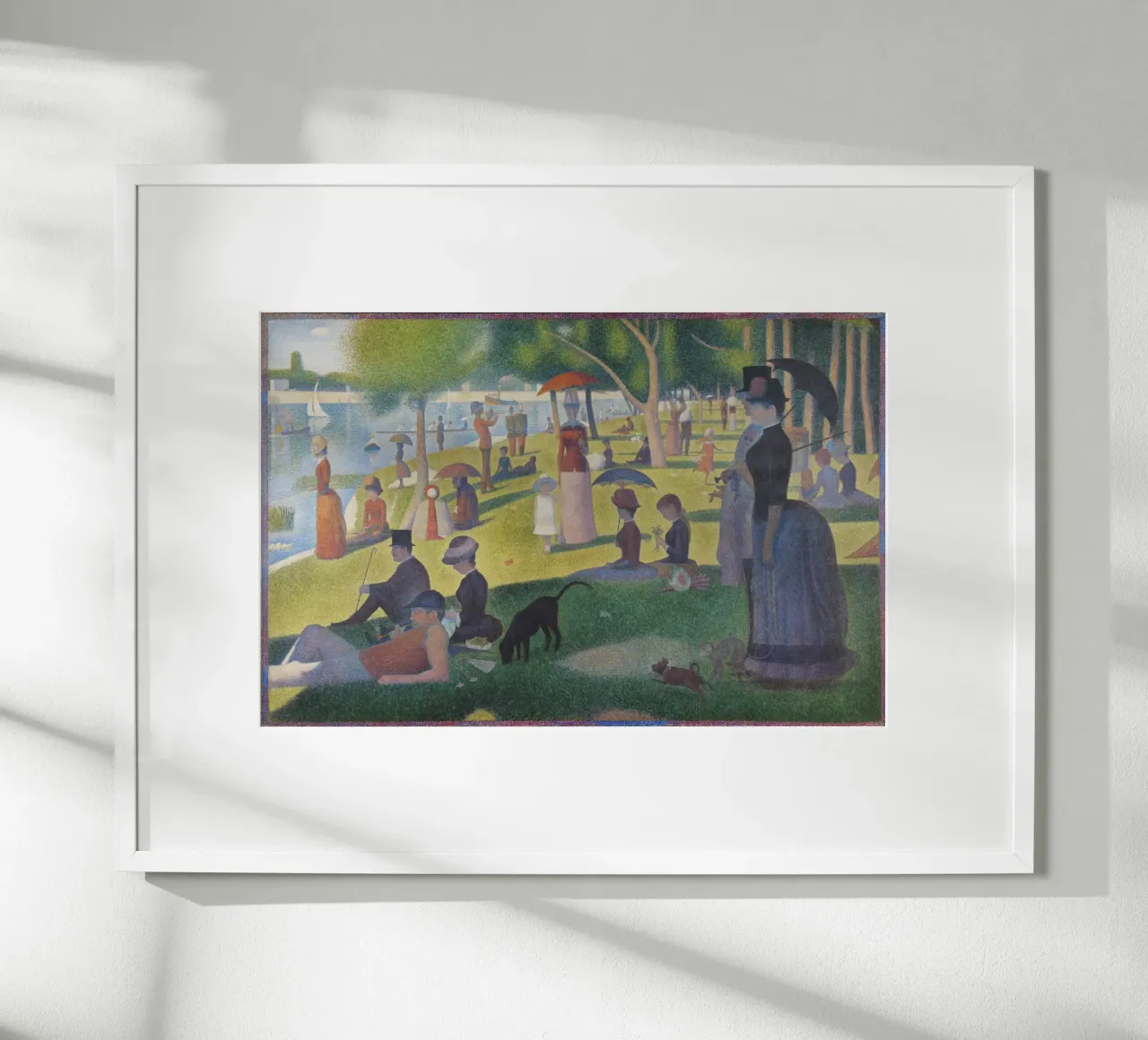 Un dimanche après-midi sur l'île de la Grande Jatte G Seurat poster de Venus Art