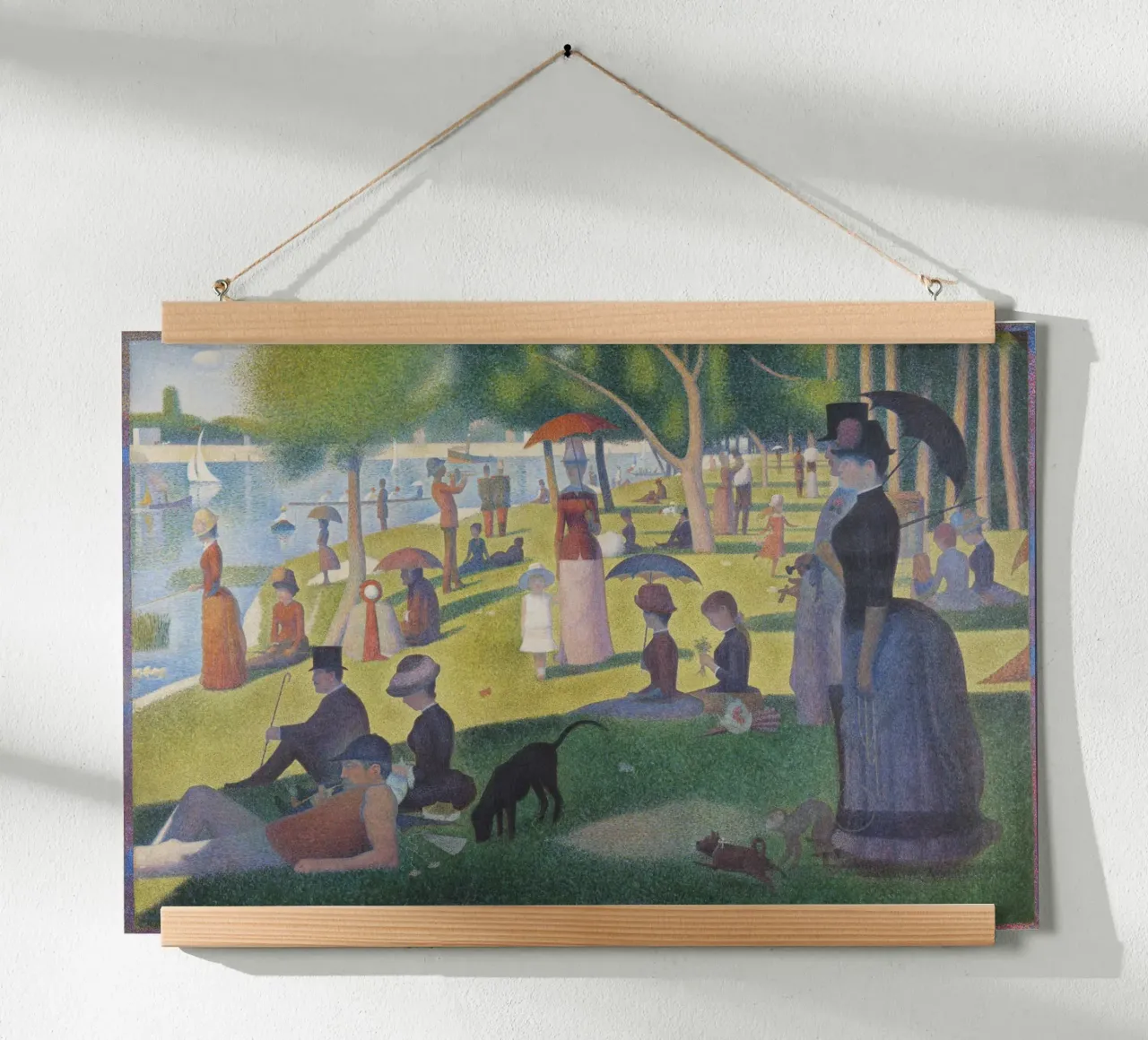 Un dimanche après-midi sur l'île de la Grande Jatte G Seurat poster de Venus Art