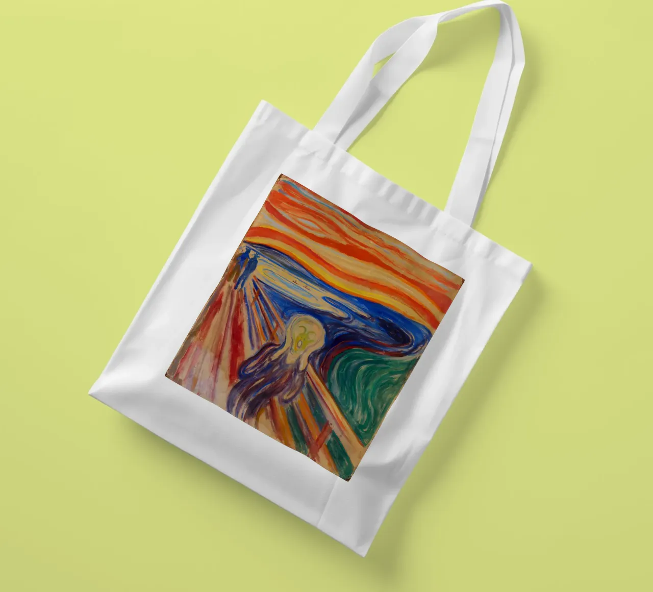Edvard Munch's The Scream tote bag by Venus Art