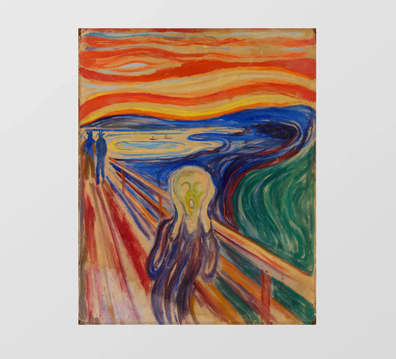 L'urlo di Edvard Munch telo in pvc da Venus Art