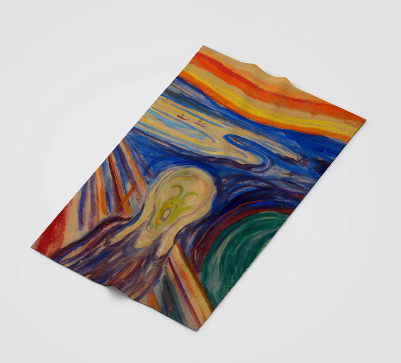 L'urlo di Edvard Munch coperta in pile da Venus Art