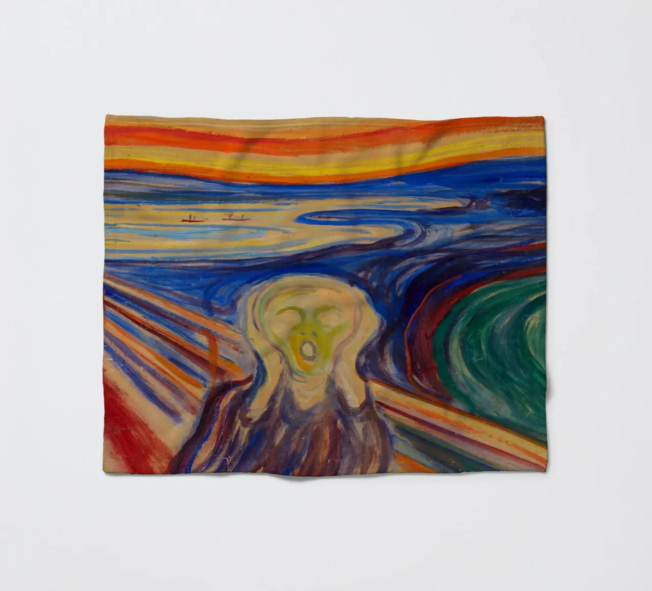 L'urlo di Edvard Munch coperta in pile da Venus Art