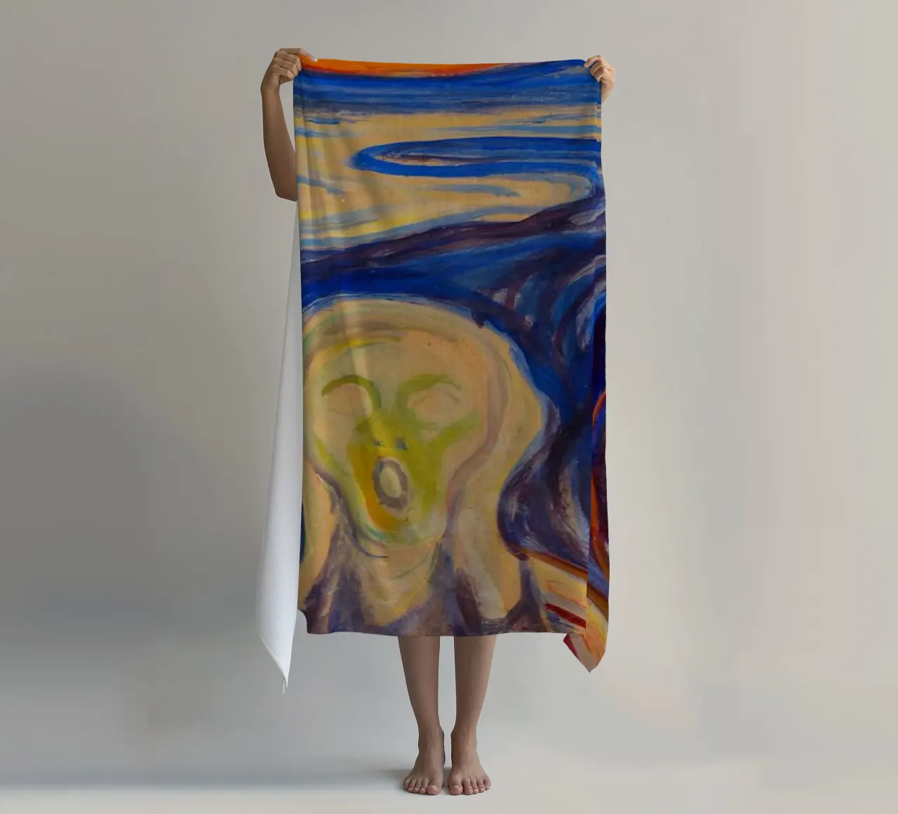 L'urlo di Edvard Munch telo mare da Venus Art