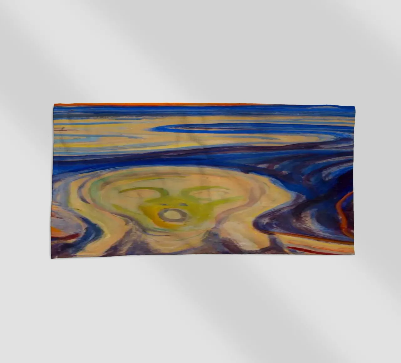 L'urlo di Edvard Munch telo mare da Venus Art