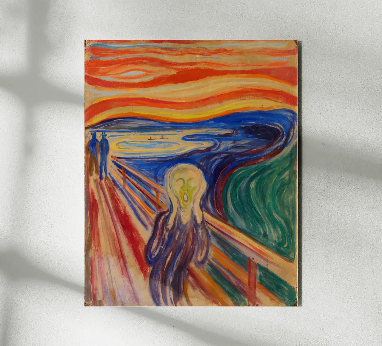 L'urlo di Edvard Munch alluminio dibond da Venus Art