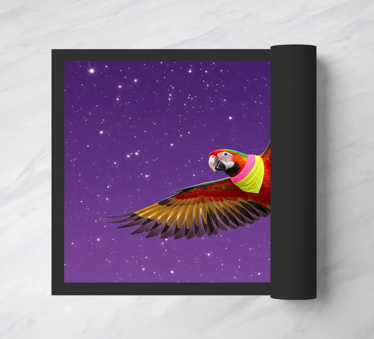 Pappagallo notturno zerbino da Pawtrait Studio