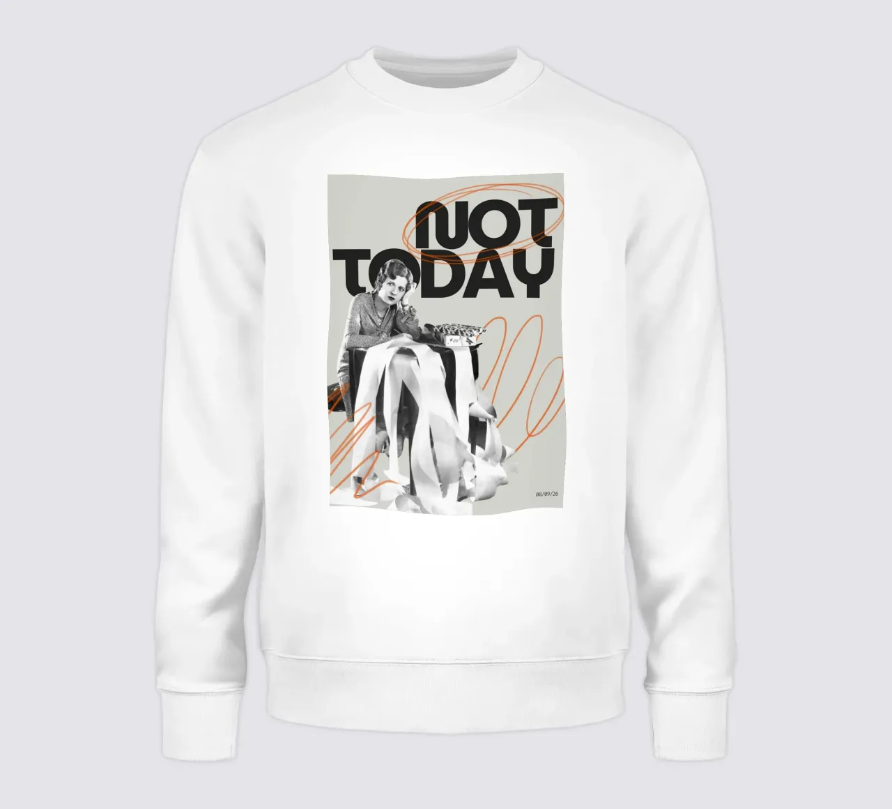 NOT TODAY felpa da Einfach Uebel