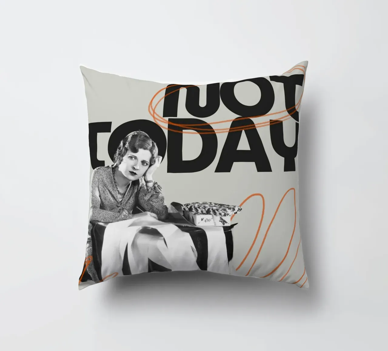 NOT TODAY cuscino da Einfach Uebel