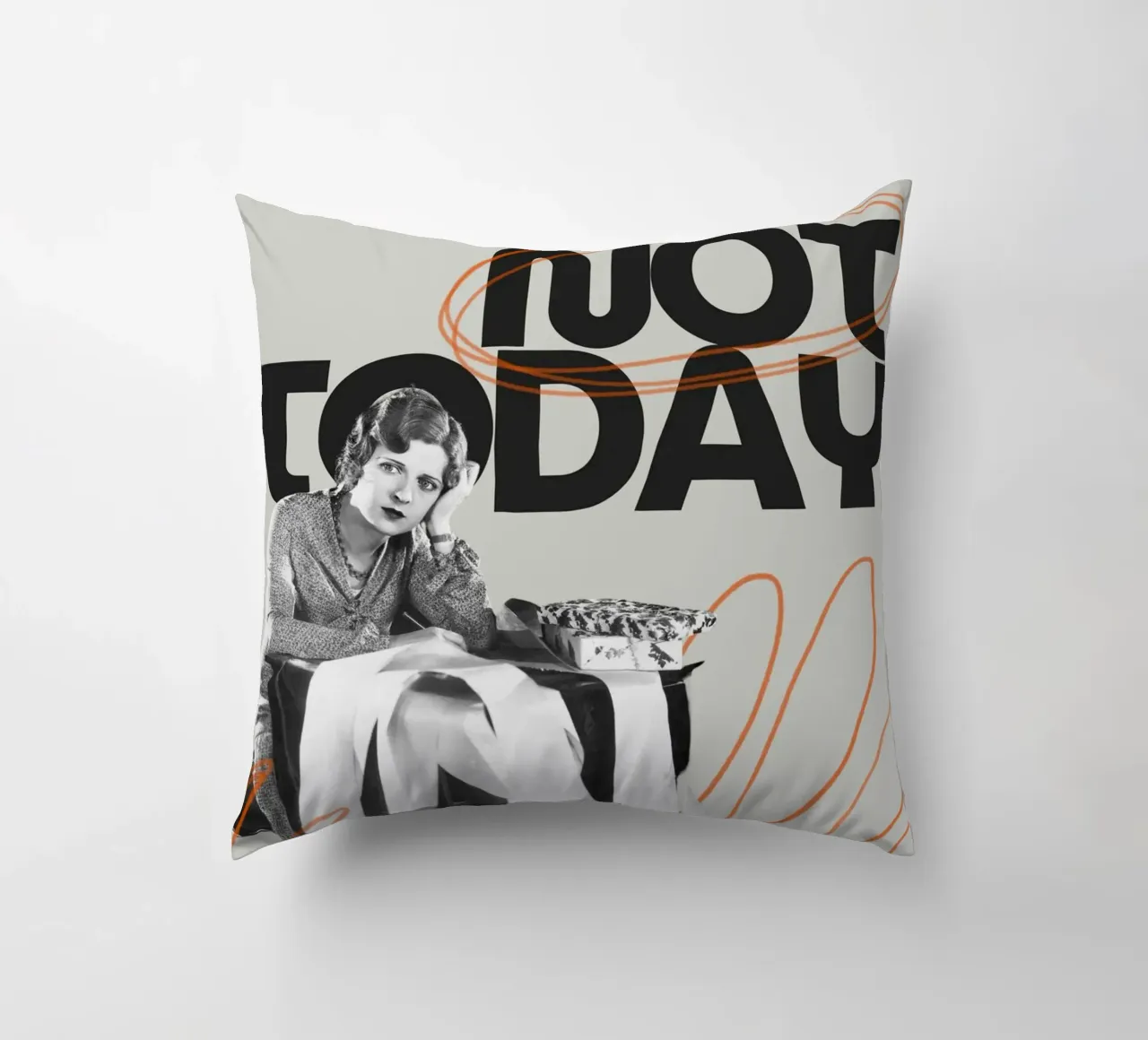 NOT TODAY cuscino da Einfach Uebel