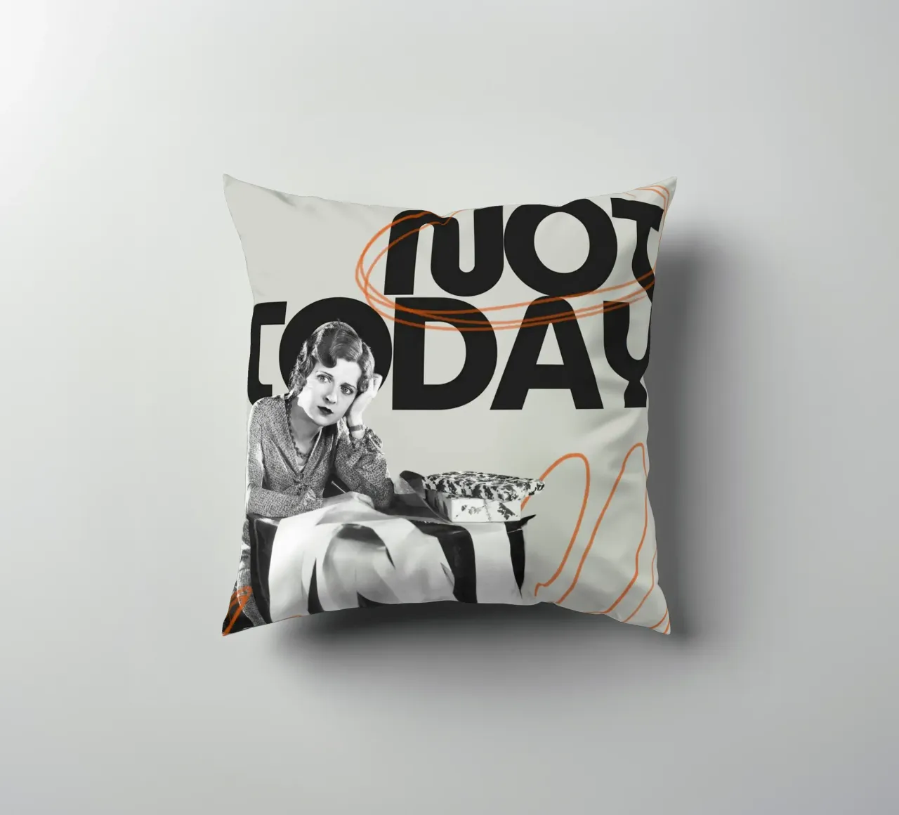 NOT TODAY cuscino da Einfach Uebel