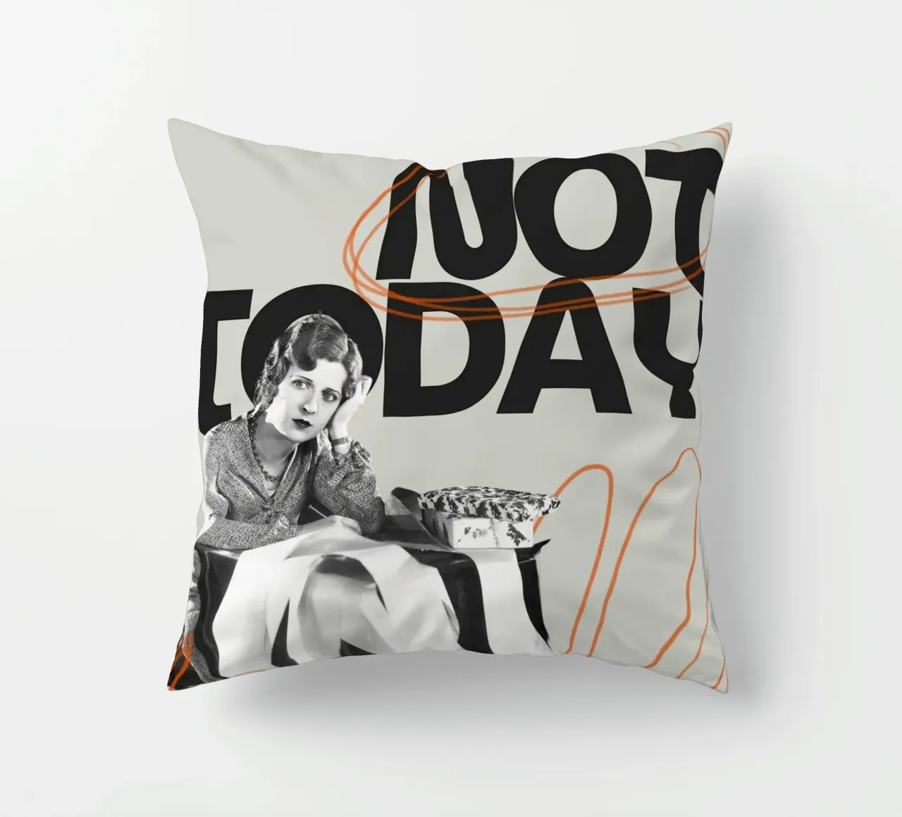 NOT TODAY cuscino da Einfach Uebel