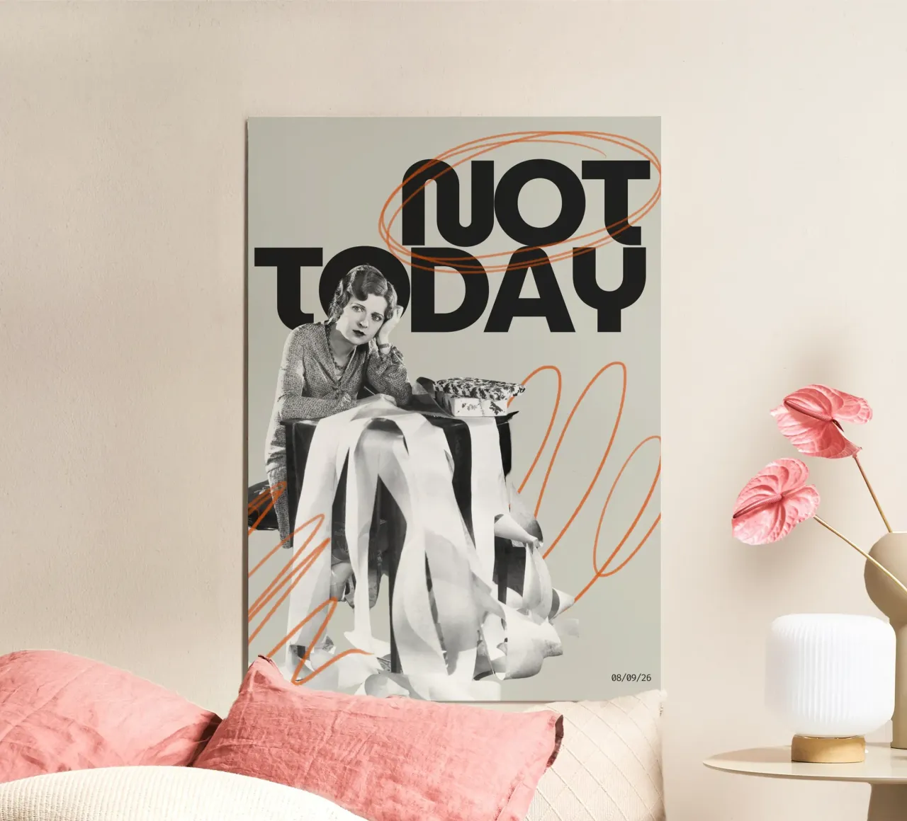 NOT TODAY carta hahnemühle da Einfach Uebel