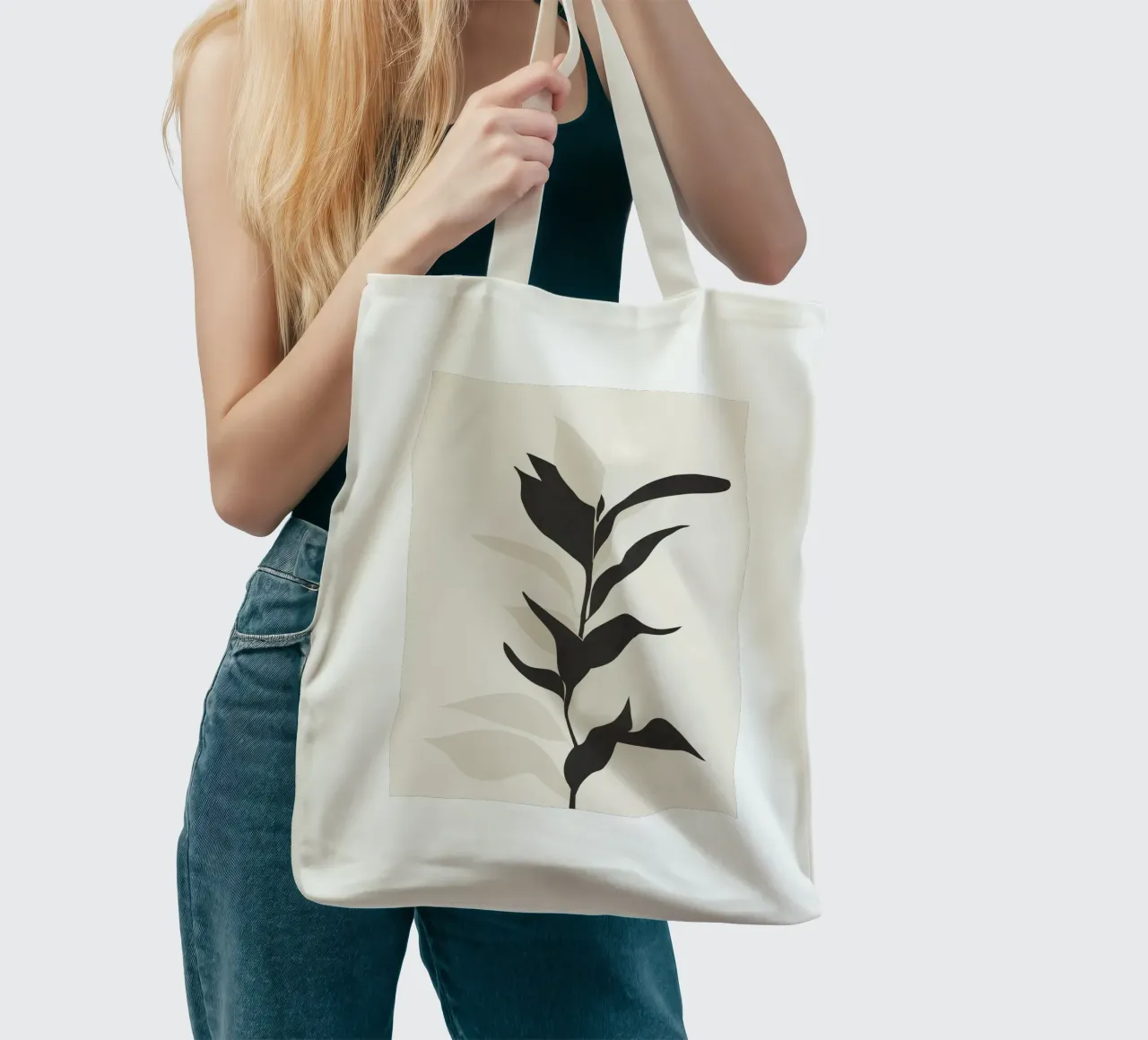 Abstract Minimal Plant tote bag by cityart