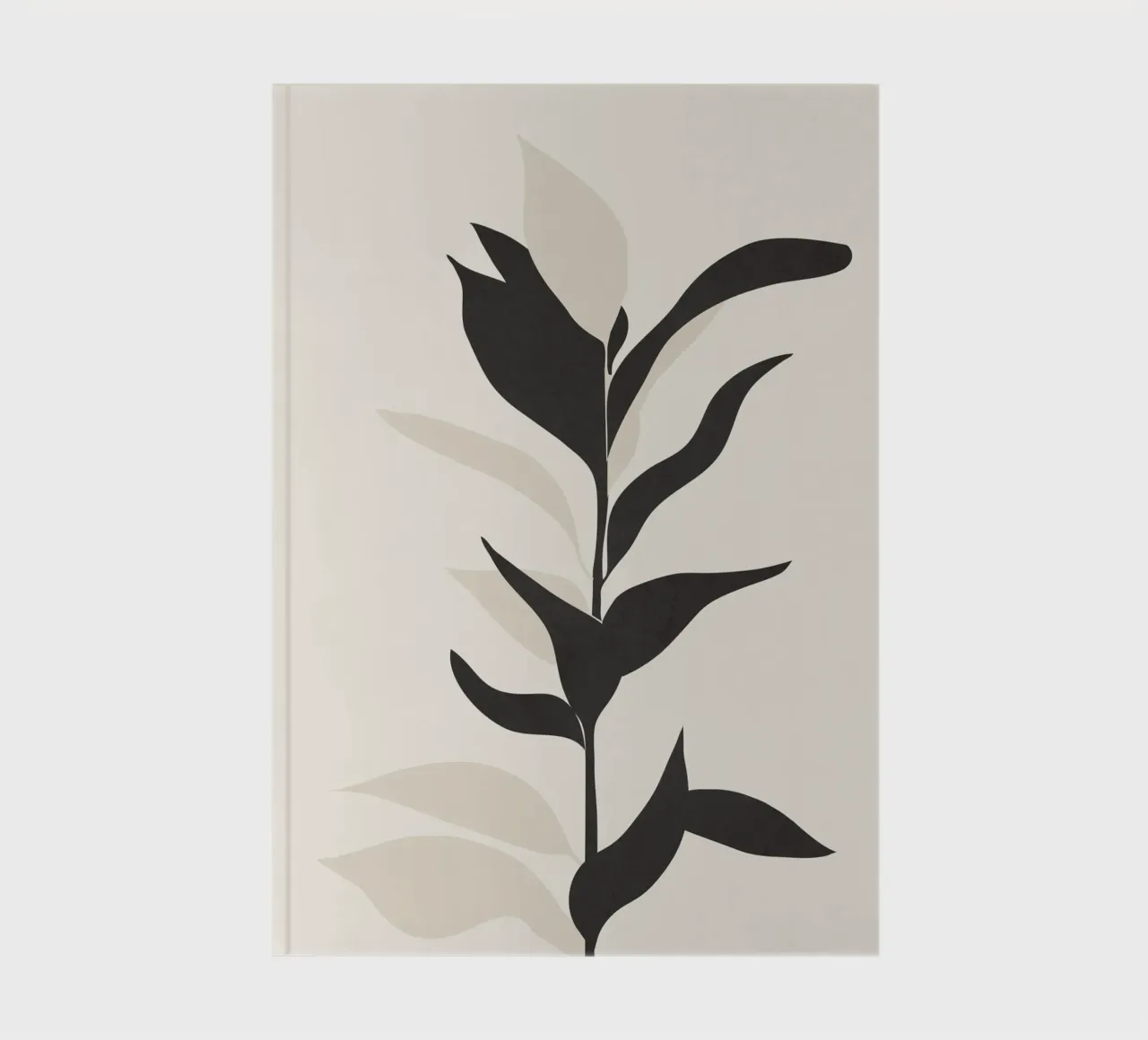 Abstract Minimal Plant Notizbuch von cityart